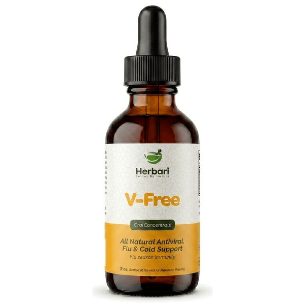 V-Free – All Natural Antiviral, Flu & Cold Support (Oral Concentrate)