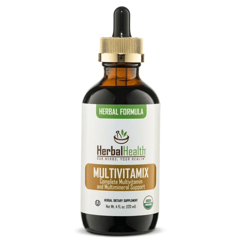 Herbal Health Multivitamix – Organic Herbal Complete Multivitamin & Multimineral Support, 4 fl. oz. (120 ml)