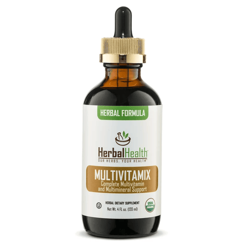 Herbal Health Multivitamix – Organic Herbal Complete Multivitamin & Multimineral Support, 4 fl. oz. (120 ml)