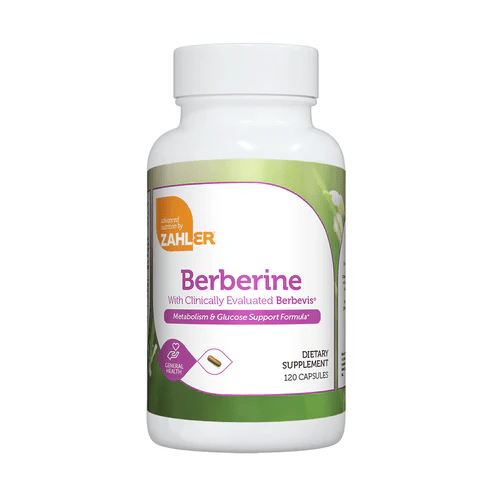 Zahler Berberine – Metabolism & Glucose Support Formula with Berbevis®