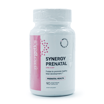 Synergetics Synergy Prenatal – Once Daily Methylated Prenatal Vitamin, 90 Capsules