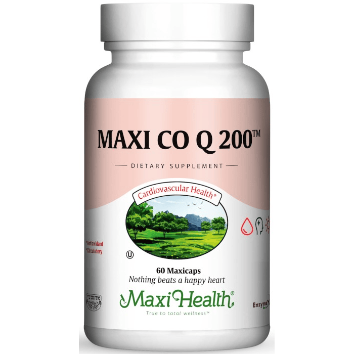 Maxi Health Co Q 200™ – High Potency CoQ10 200mg | Cardiovascular Health (60 Capsules)