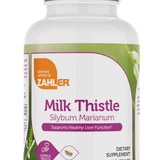 Zahler Milk Thistle – Silybum Marianum, Supports Healthy Liver Function, 60 Capsules