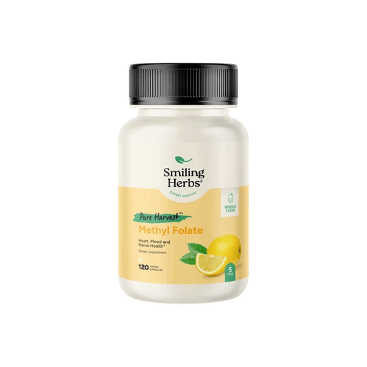 Pure Harvest Methyl Folate 5mg – High-Potency Active Folate for Methylation & Brain Health