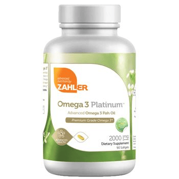 Zahler Omega 3 Platinum™ – Advanced Omega 3 Fish Oil (2000mg)