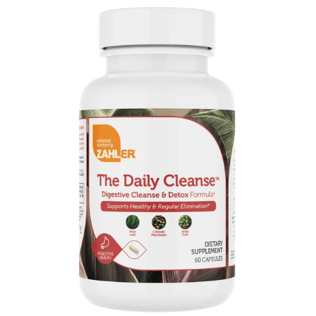 Zahler The Daily Cleanse™ – Digestive Cleanse & Detox Formula (60 Capsules)
