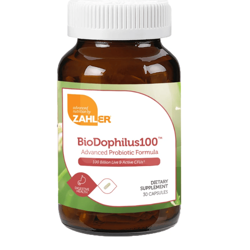 Zahler BioDophilus100™ – Advanced Probiotic Formula (100 Billion CFU | 11 Strains | 30 Capsules)