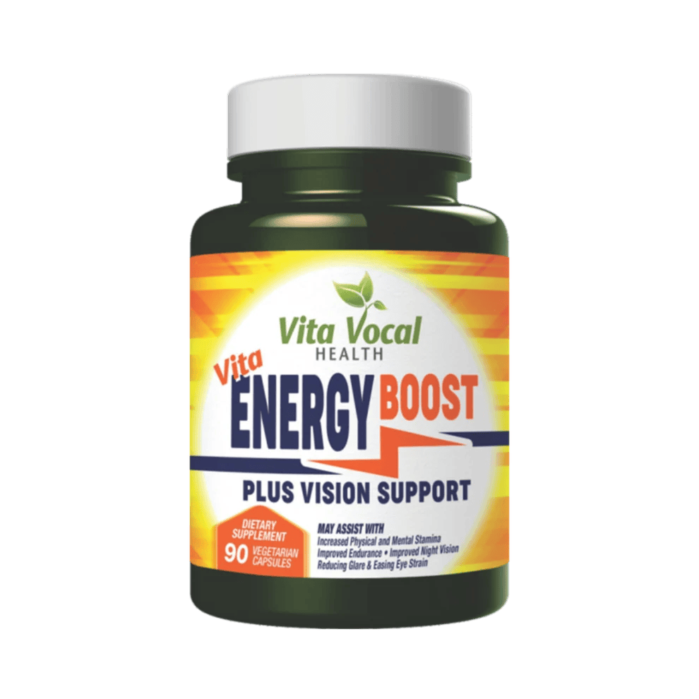 Vita Energy Boost Plus Vision Support – Natural Energy & Eye Health | 90 Vcaps