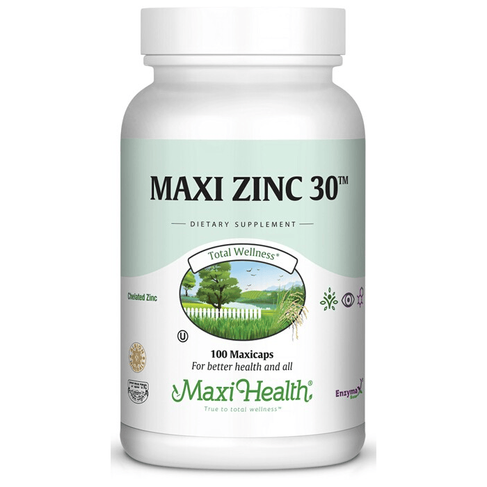 Maxi Zinc 30™ – Chelated Zinc 30 mg Capsules
