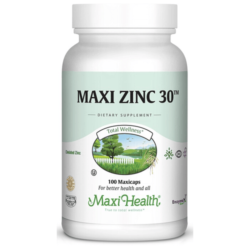 Maxi Zinc 30™ – Chelated Zinc 30 mg Capsules