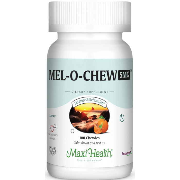Mel-O-Chew™ 5mg – Chewable Melatonin Sleep Aid, Natural Berry Flavor