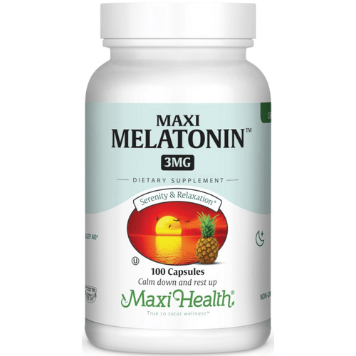 Maxi Melatonin™ 3mg – Melatonin Sleep Support Capsules