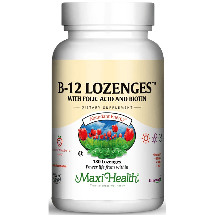 B-12 Lozenges™ with Folic Acid and Biotin