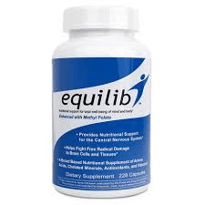 Equilib All-Natural Supplement with Methyl Folate – Central Nervous System & Brain Support, 228 Vegetarian Capsules