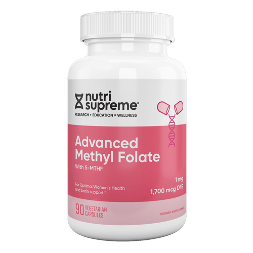 Advanced Methyl Folate 1mg – With Extrafolate-S® (5-MTHF) for Women’s Health & Brain Support