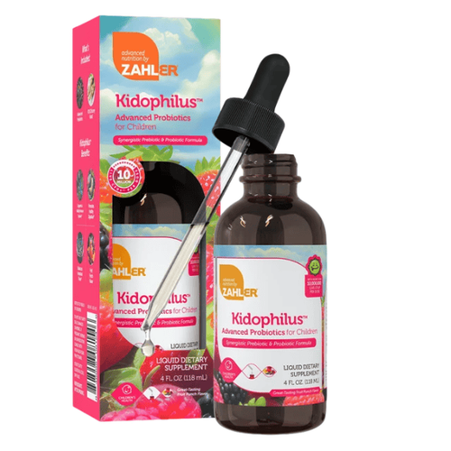 Zahler Kidophilus™ – Advanced Liquid Probiotic for Children (4 fl oz / 118ml)