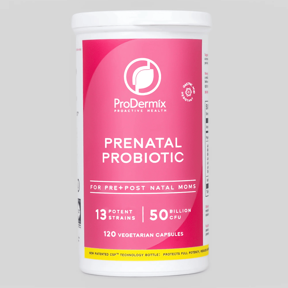 ProDermix Prenatal Probiotic – For Pre & Post Natal Moms (13 Strains | 50 Billion CFU)