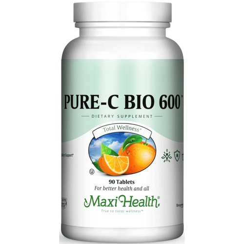 Maxi Health Pure-C Bio 600™ – Vitamin C 600mg + Lemon Bioflavonoids (90 Tablets)