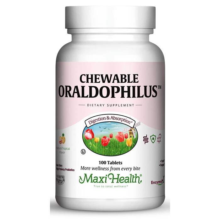 Chewable Oraldophilus™ – Tropical Flavored Probiotic Chewable Tablets