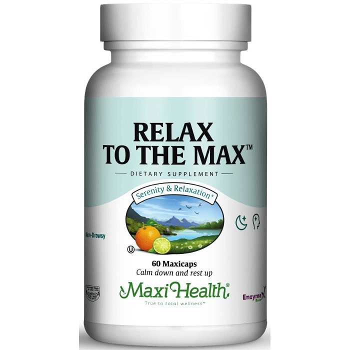 Maxi Health Relax to the Max™ – Serenity & Relaxation Support | Non-Drowsy (60 Capsules)