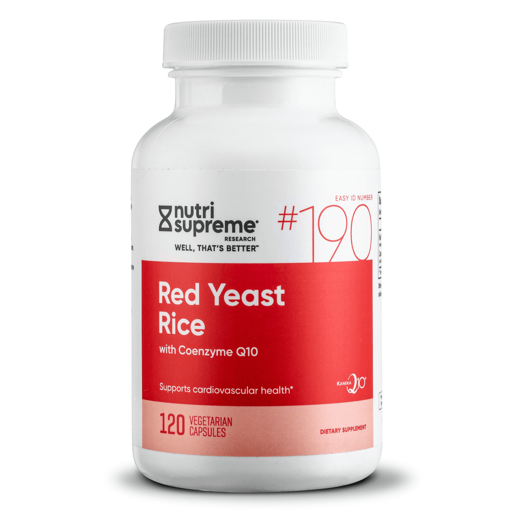 Red Yeast Rice with Coenzyme Q10 – 120 Vegetarian Capsules