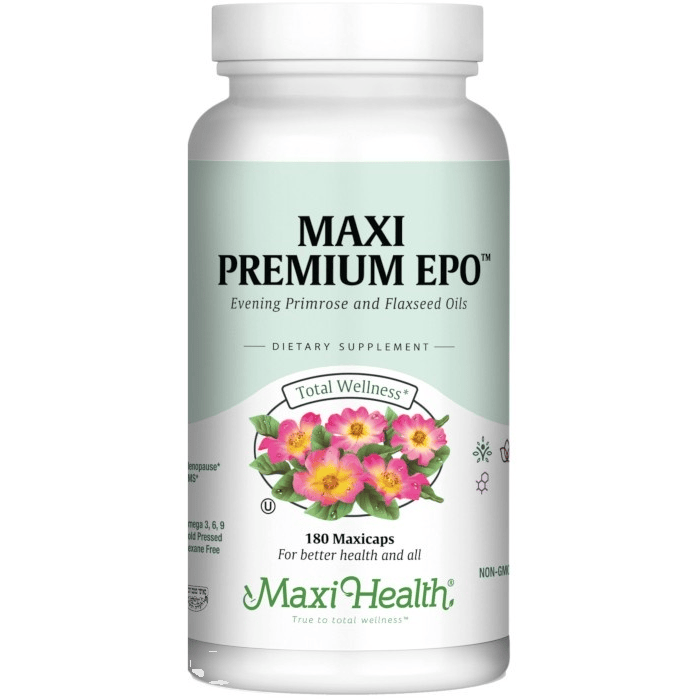 Maxi Premium EPO™ – Evening Primrose & Flaxseed Oil Omega 3-6-9 Capsules