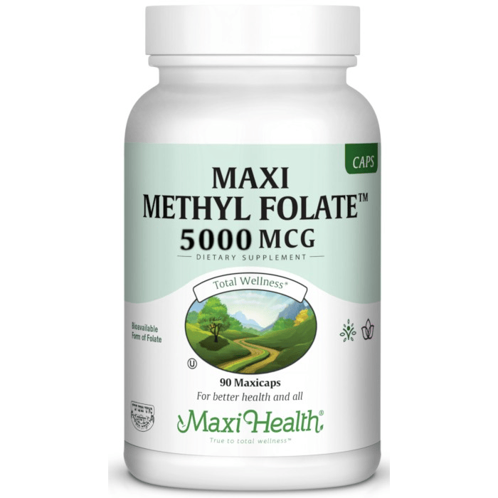 Maxi Methyl Folate™ 5000 mcg – Bioavailable L-Methylfolate Capsules