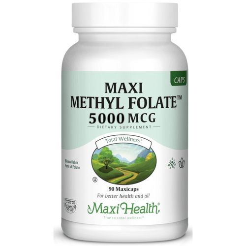 Maxi Methyl Folate™ 5000 mcg – Bioavailable L-Methylfolate Capsules