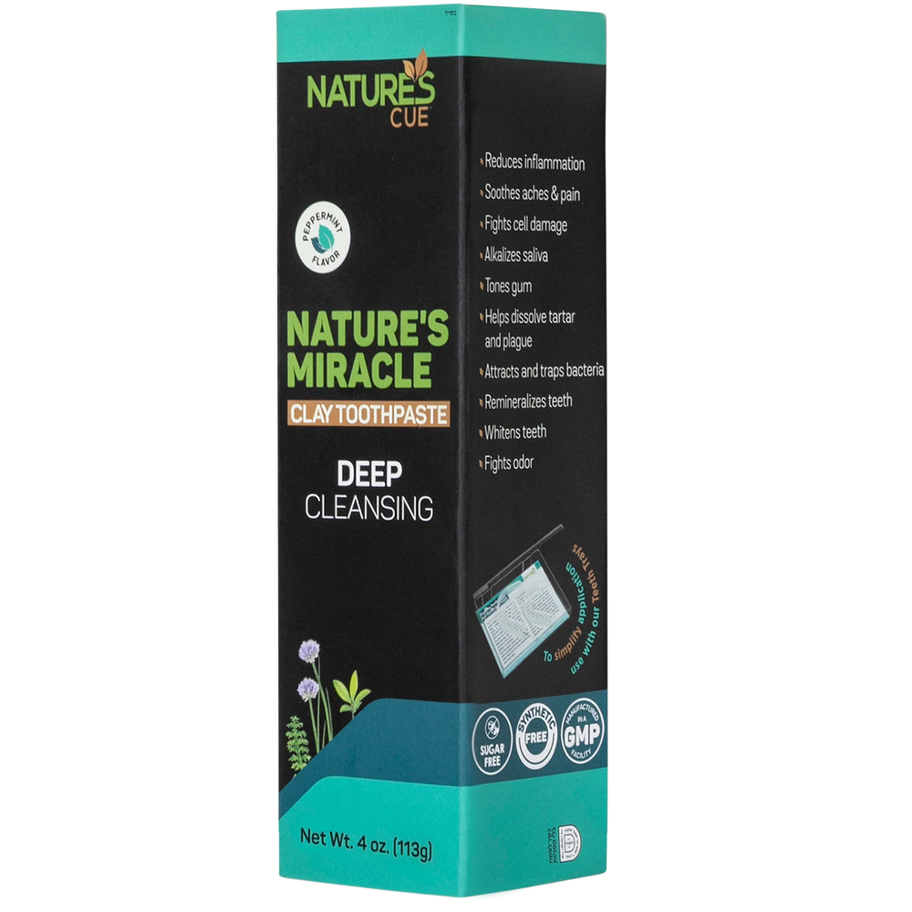 Nature's Miracle Clay Toothpaste – Deep Cleansing Peppermint