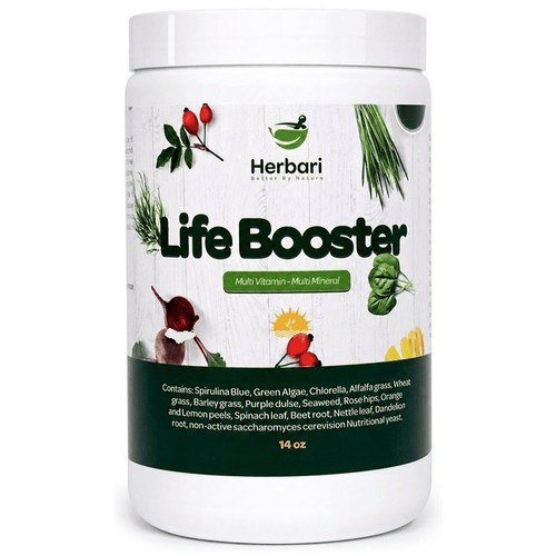 Life Booster – Whole Food Multi Vitamin & Multi Mineral Superfood Blend (14 oz Powder)
