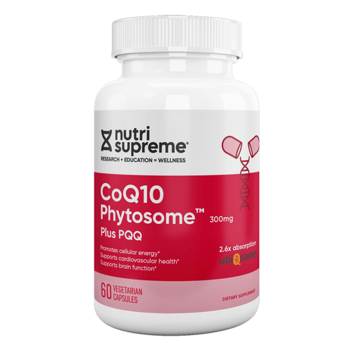 CoQ10 Phytosome™ 300mg Plus PQQ – Ubiqsome® 2.6× Absorption for Heart & Cellular Energy